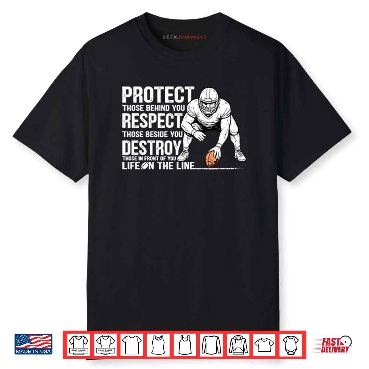 Protect Those Behind You Offensive Lineman Shirt Protect Those Behind You Offensive Lineman Shirt