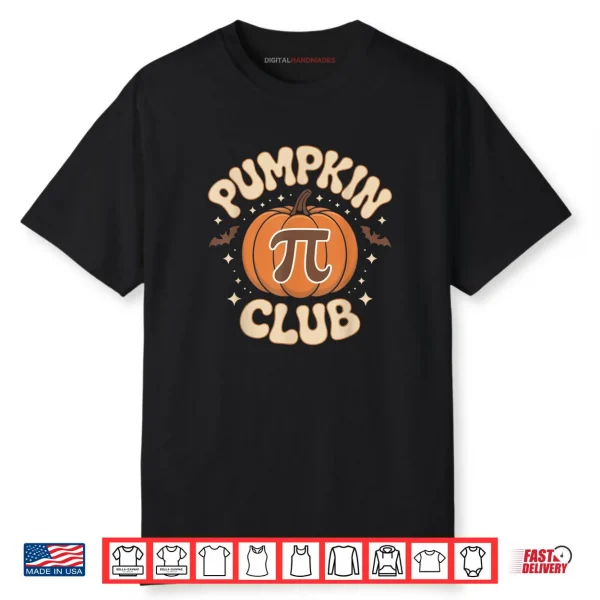 Pumpkin Pi Club Halloween Math Costume Outfit Shirt