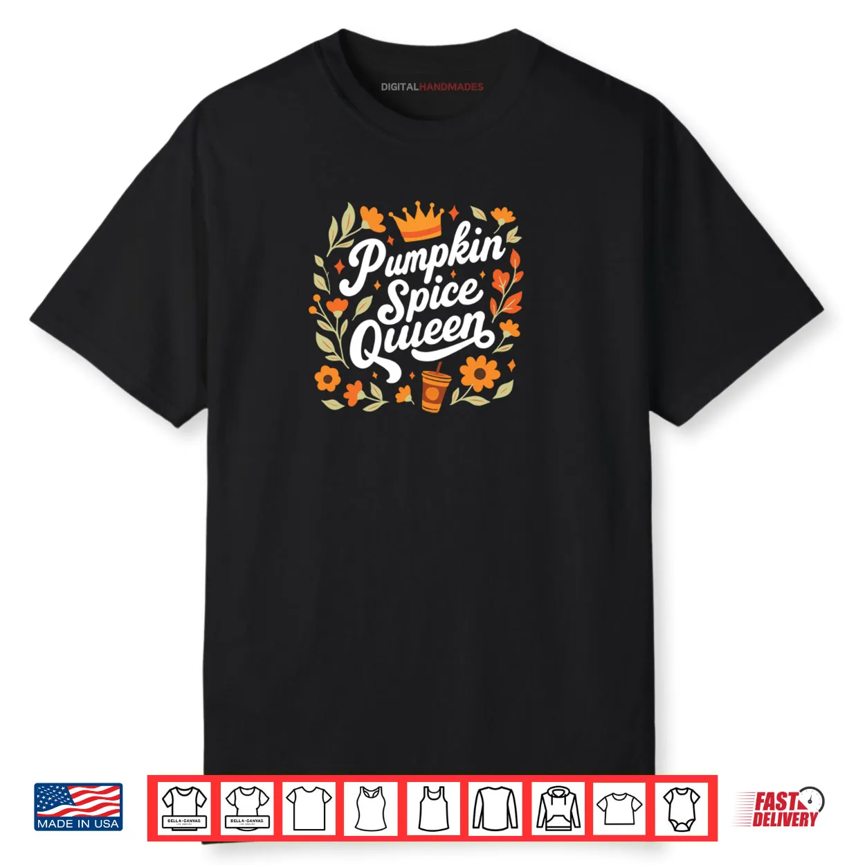 Pumpkin Spice Queen Shirt Women Thanksgiving Fall Autumn Shirt Pumpkin Spice Queen Shirt Women Thanksgiving Fall Autumn Shirt