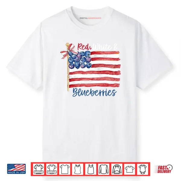 Red White And Blueberries Charlie Kirk Shirt