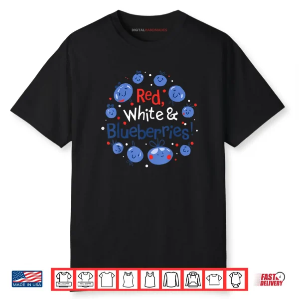 Red White and Blueberries Patriot Shirt