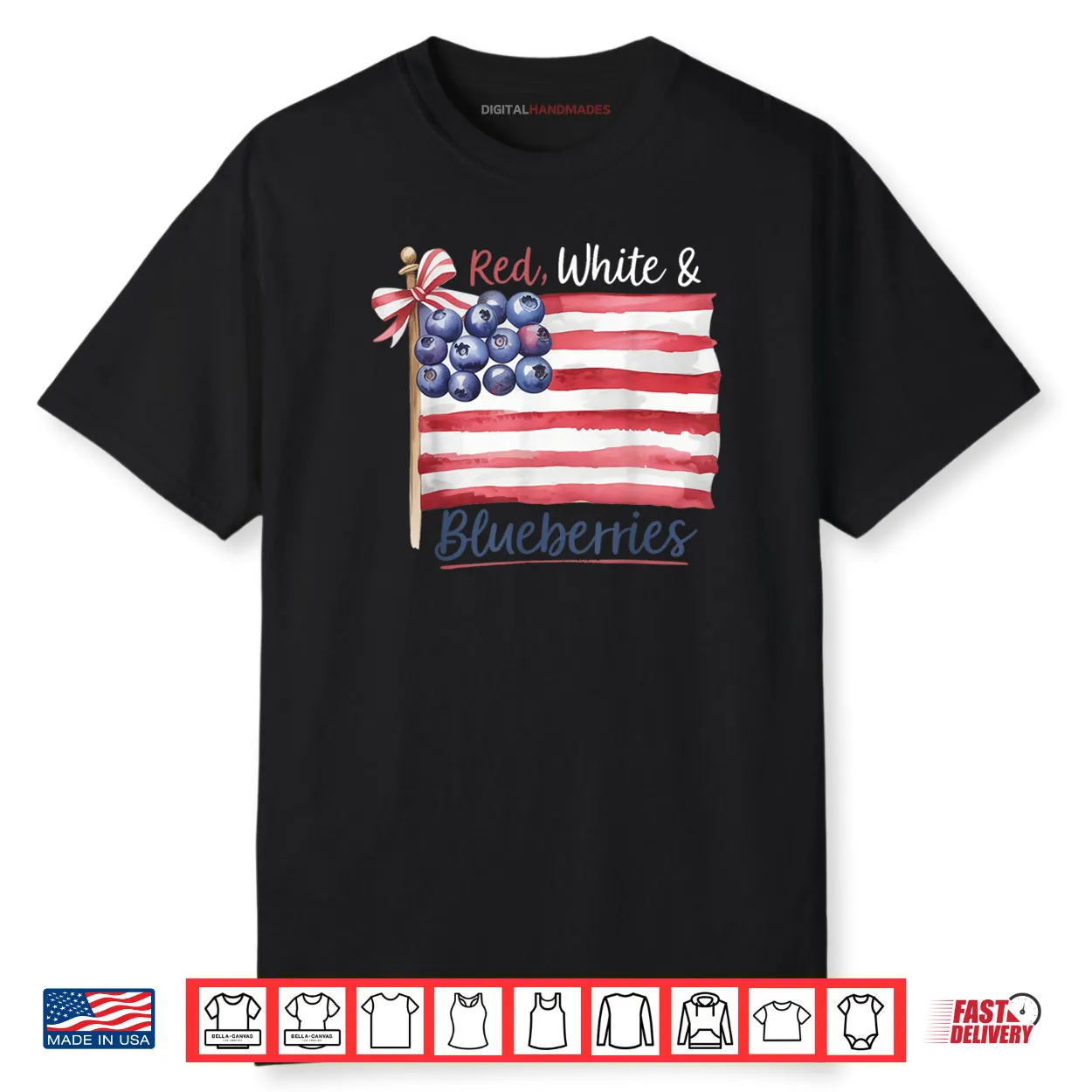 Red White and Blueberries for Supporters Shirt Red White and Blueberries for Supporters Shirt