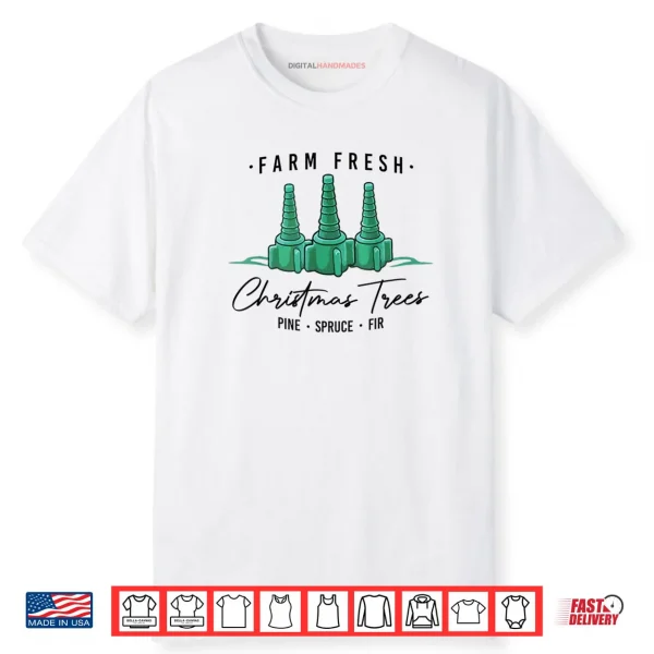Respiratory Therapist Nurse Farm Fresh Christmas Trees Shirt
