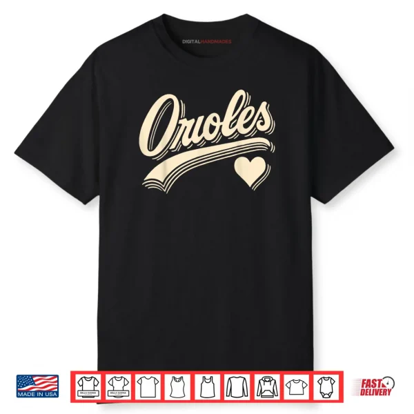 Retro Distressed Orioles Shirt