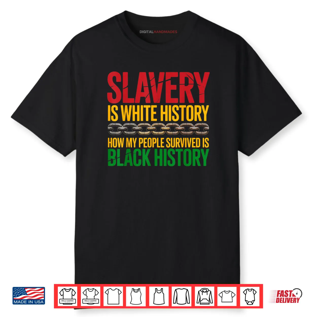Slavery is White History Juneteenth Black History Month Shirt Slavery is White History Juneteenth Black History Month Shirt