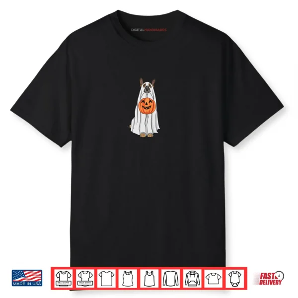 Spooky German Shepherd Halloween Dog Ghost Shirt