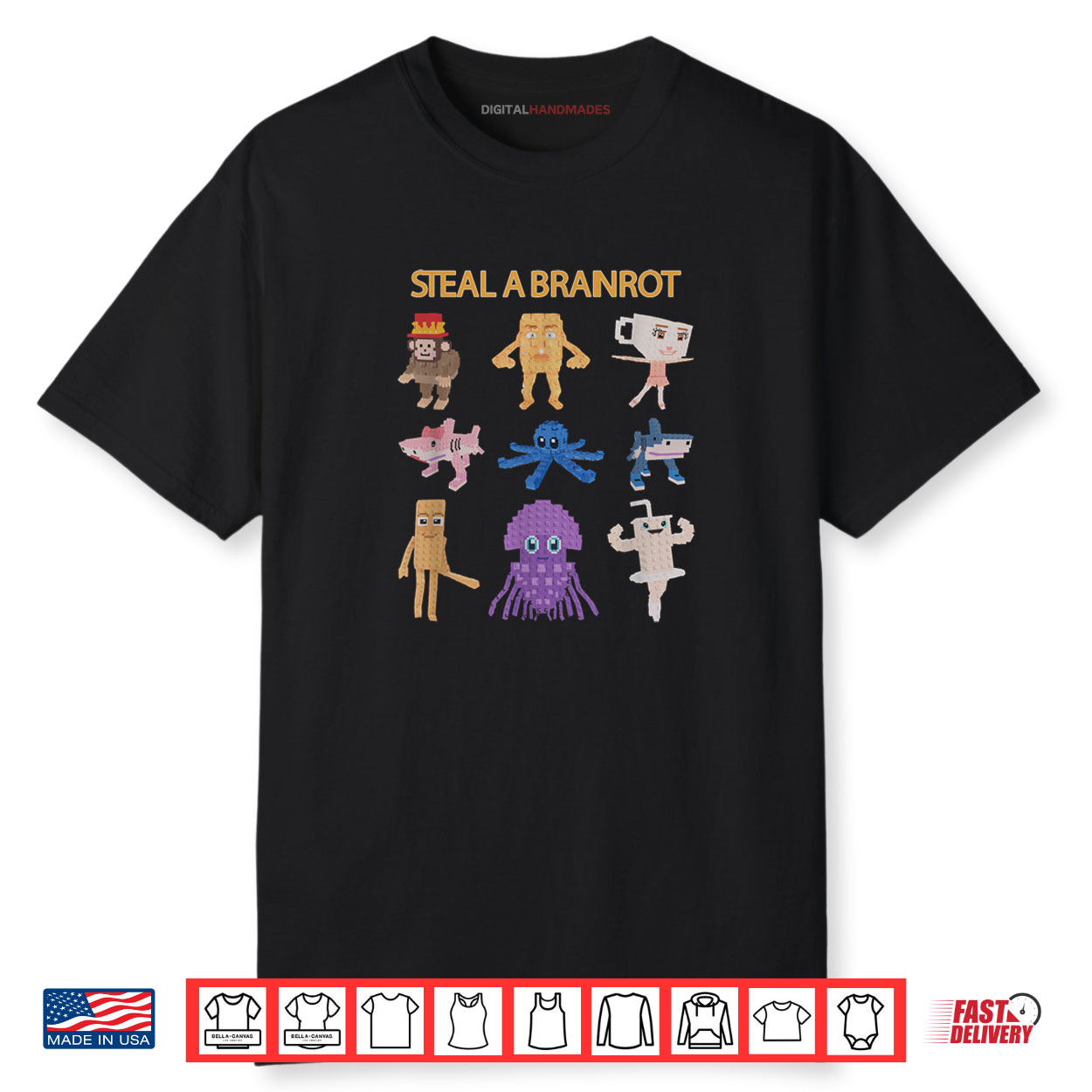 Steal A Brain Rot Funny Gamer Shirt Steal A Brain Rot Funny Gamer Shirt