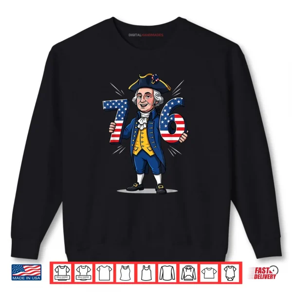 Sweatshirt 6 7 7 6 George Washington Shirt Six Seven American Shirt