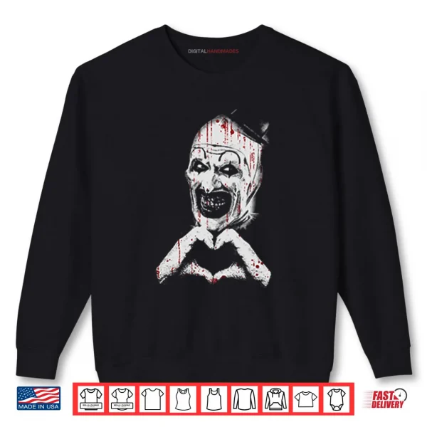 Sweatshirt Art The Clown Halloween Shirt