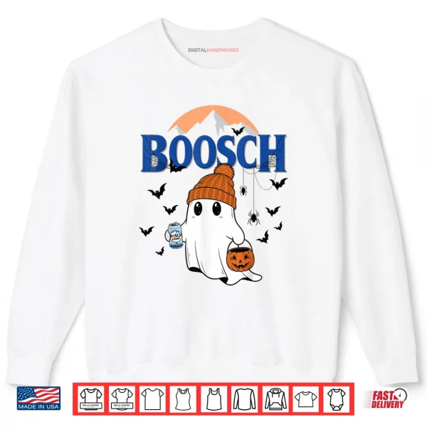 Sweatshirt Boo Ghost Halloween Beer Drinking Spooky Season Shirt