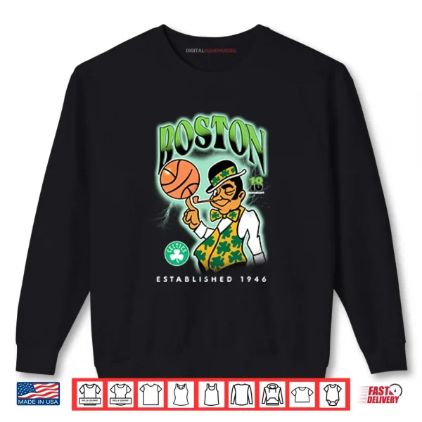 Boston Celtics Established 1946 18 Championships Shirt 1 Sweatshirt Boston Celtics Established 1946 18 Championships Shirt