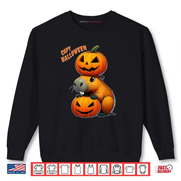 Sweatshirt Capy Halloween Shirt