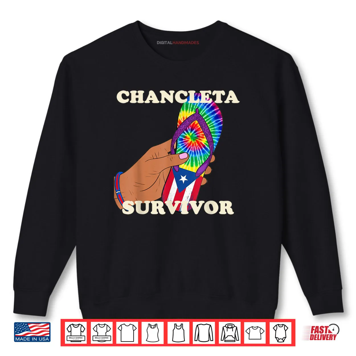 Chancleta Survivor Puerto Rico Spanish Joke Shirt Chancleta Survivor Puerto Rico Spanish Joke Shirt