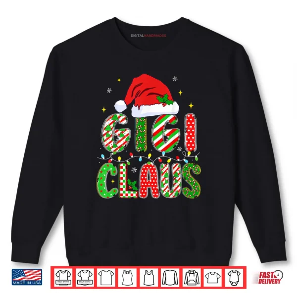 Sweatshirt Christmas Gigi Claus Mom Women Family Matching Pajama Shirt