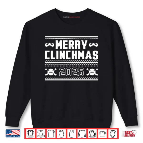 Cincinnati Reds Merry Clinchmas 2025 Shirt 1 Sweatshirt Cincinnati Reds Merry Clinchmas 2025 Shirt