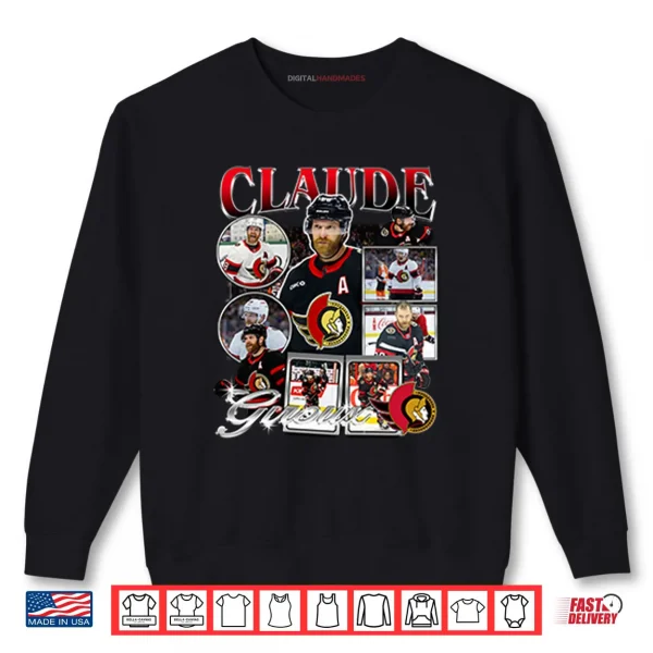 Sweatshirt Claude Giroux Ottawa Senators Hockey Shirt