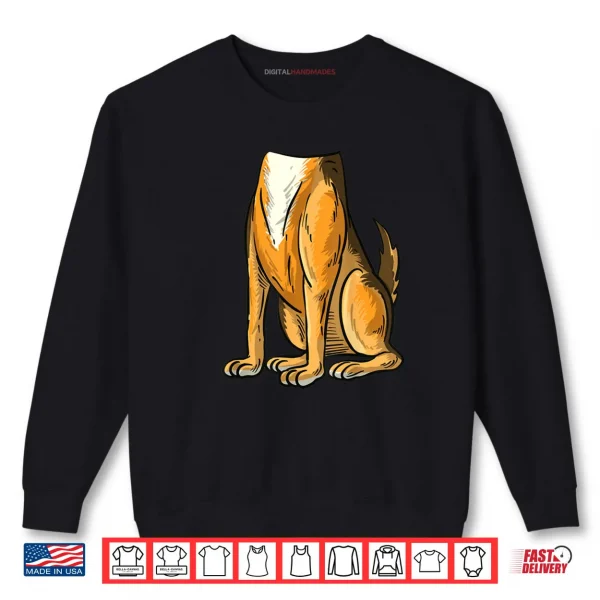 Sweatshirt Cool German Shepherd Dog Halloween Costume Funny Lazy Gift Shirt