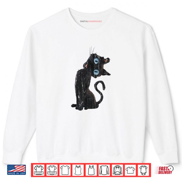 Sweatshirt Coraline Cat Creepy Cat Cute Cat Meme Shirt
