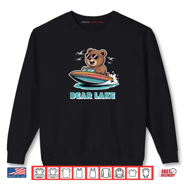 Sweatshirt Cute Bear Lake Utah and Idaho Shirt