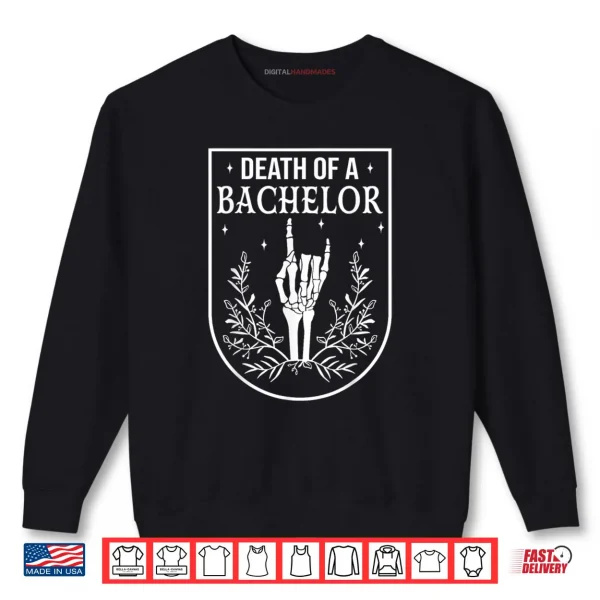Sweatshirt Death of A Bachelor Party Men Groom Crew Gothic Halloween Shirt
