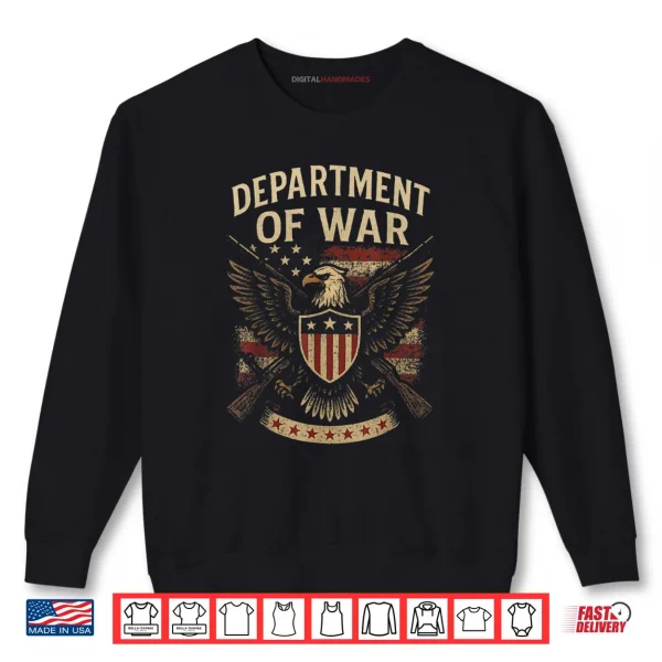 Sweatshirt Department of War Established 2025 DOW Shirt