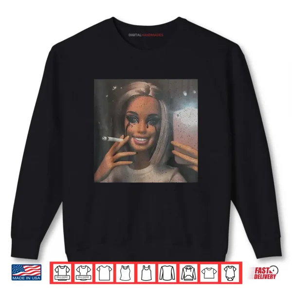 Sweatshirt Doll Face Selfie Meme Shirt