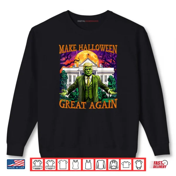 Donald Trump Zombie Make Halloween Great Again Trump Costume Shirt 1 Sweatshirt Donald Trump Zombie Make Halloween Great Again Trump Costume Shirt