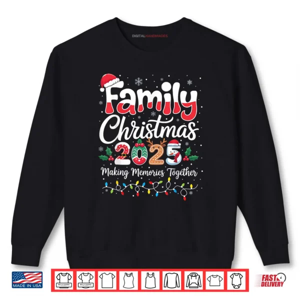 Sweatshirt Family Christmas 2025 Matching Outfit Xmas Squad Santa Shirt