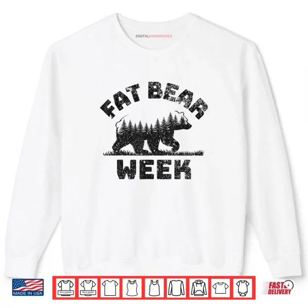 Sweatshirt Fat Bear Week 2025 Nature Lover Planet Protection Shirt