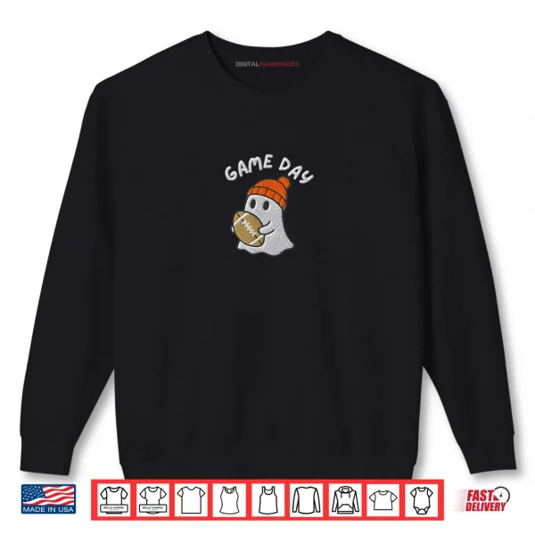 Sweatshirt Football Game Day Ghost Halloween Shirt