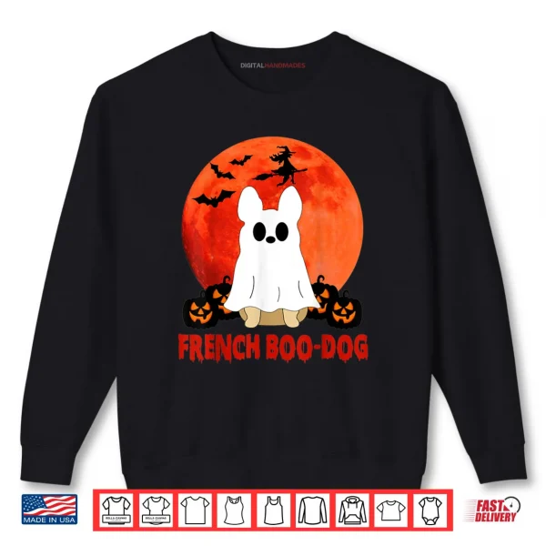 Sweatshirt French Boo Dog Halloween Funny French Bulldog Shirt
