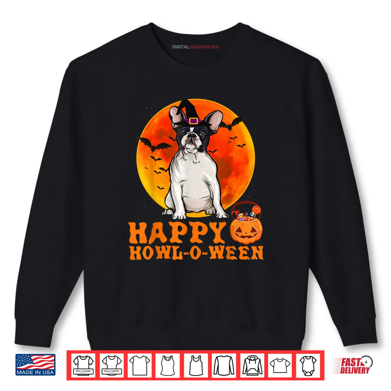 French Bulldog Dog Halloween Happy Howl o ween Shirt French Bulldog Dog Halloween Happy Howl o ween Shirt