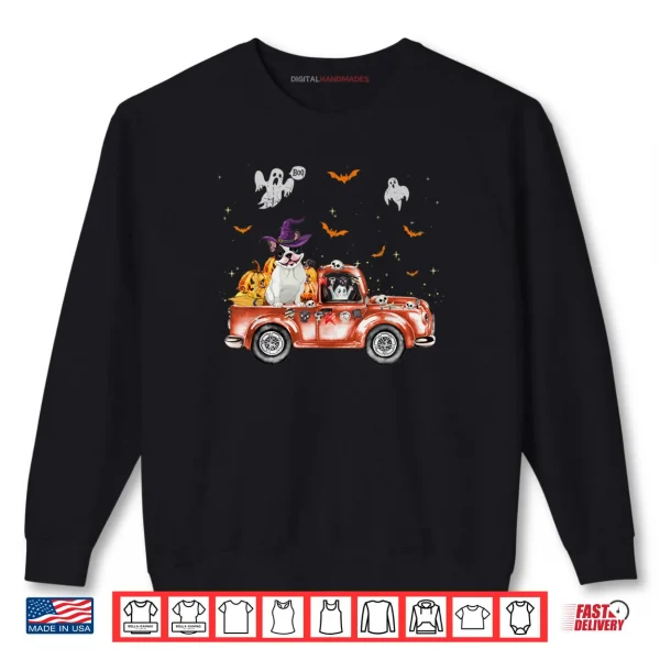French Bulldog Truck Pumpkin Halloween Gift For Dog Lovers Shirt 1 Sweatshirt French Bulldog Truck Pumpkin Halloween Gift For Dog Lovers Shirt