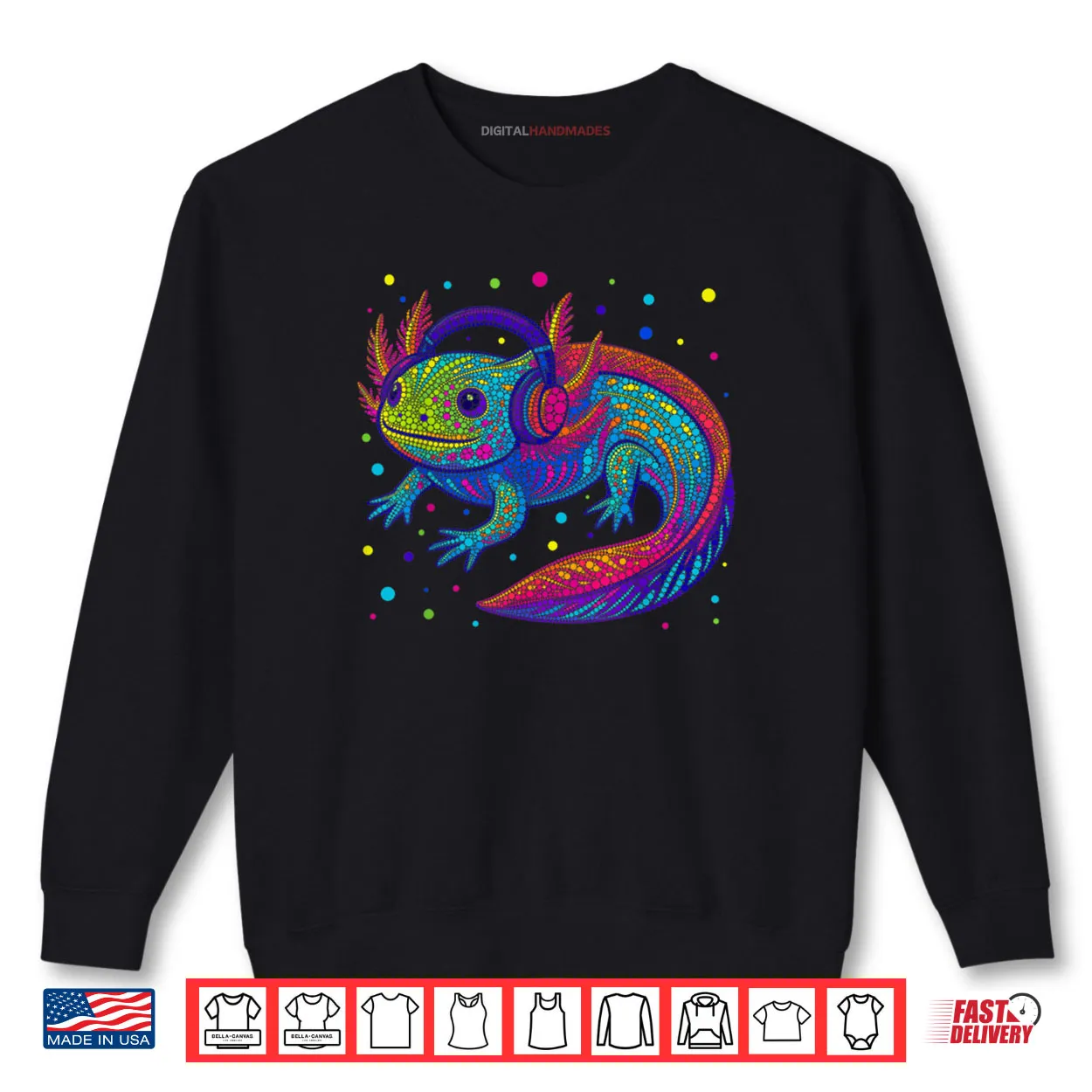 Funny Axolotl Video Gamer Polka Dot Art Student Dot Shirt Funny Axolotl Video Gamer Polka Dot Art Student Dot Shirt