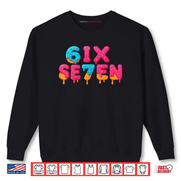 Sweatshirt Funny Six Seven 6 7 Meme Shirt