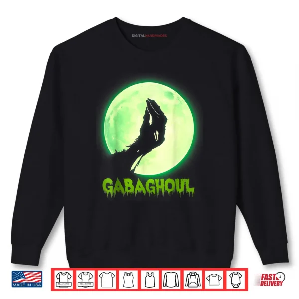 Sweatshirt Gabaghoul Hand Moon Italian Joke Halloween Shirt