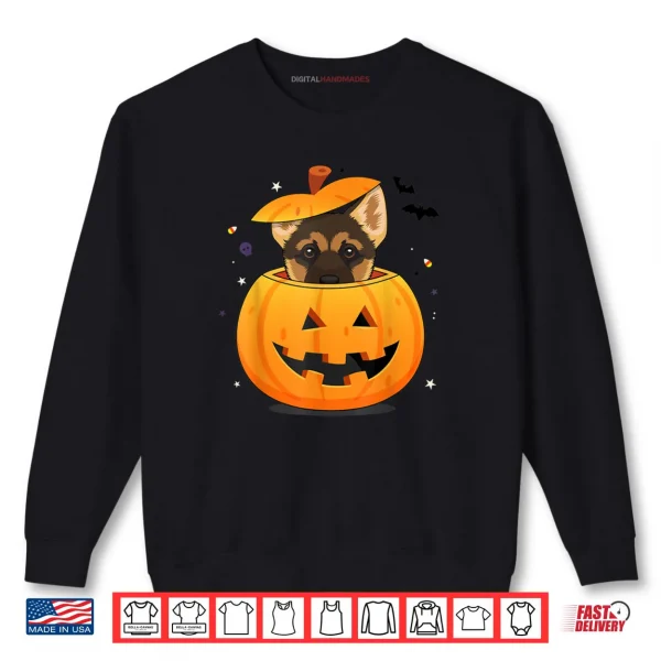 Sweatshirt German Shepherd Pumpkin Shirt