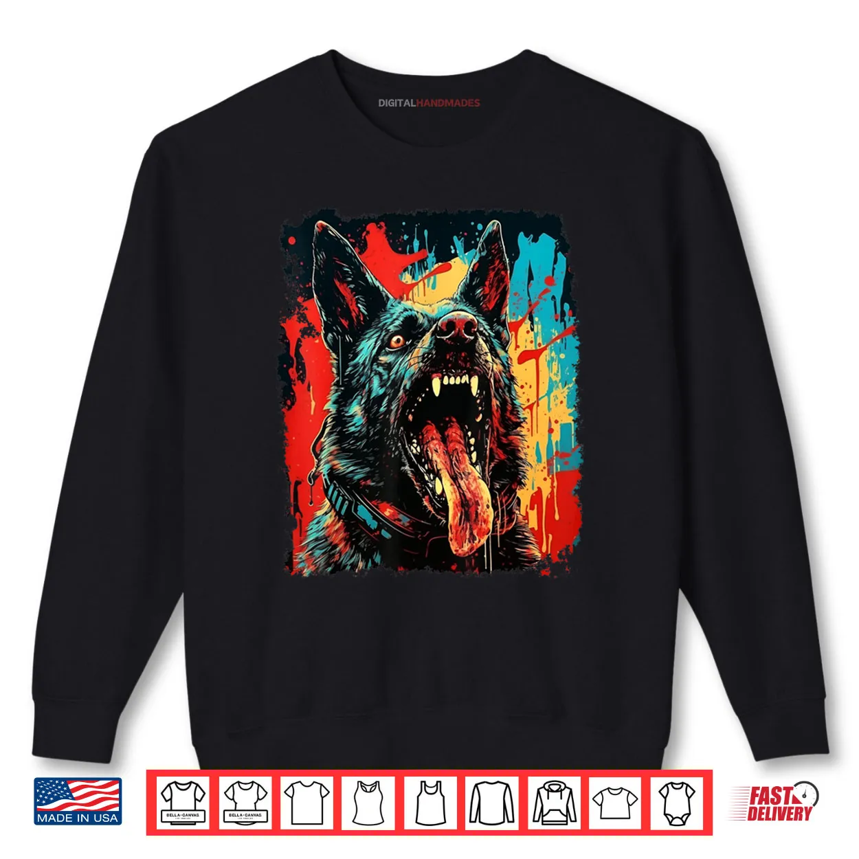 German Shepherd Zombie Halloween Shirt German Shepherd Zombie Halloween Shirt