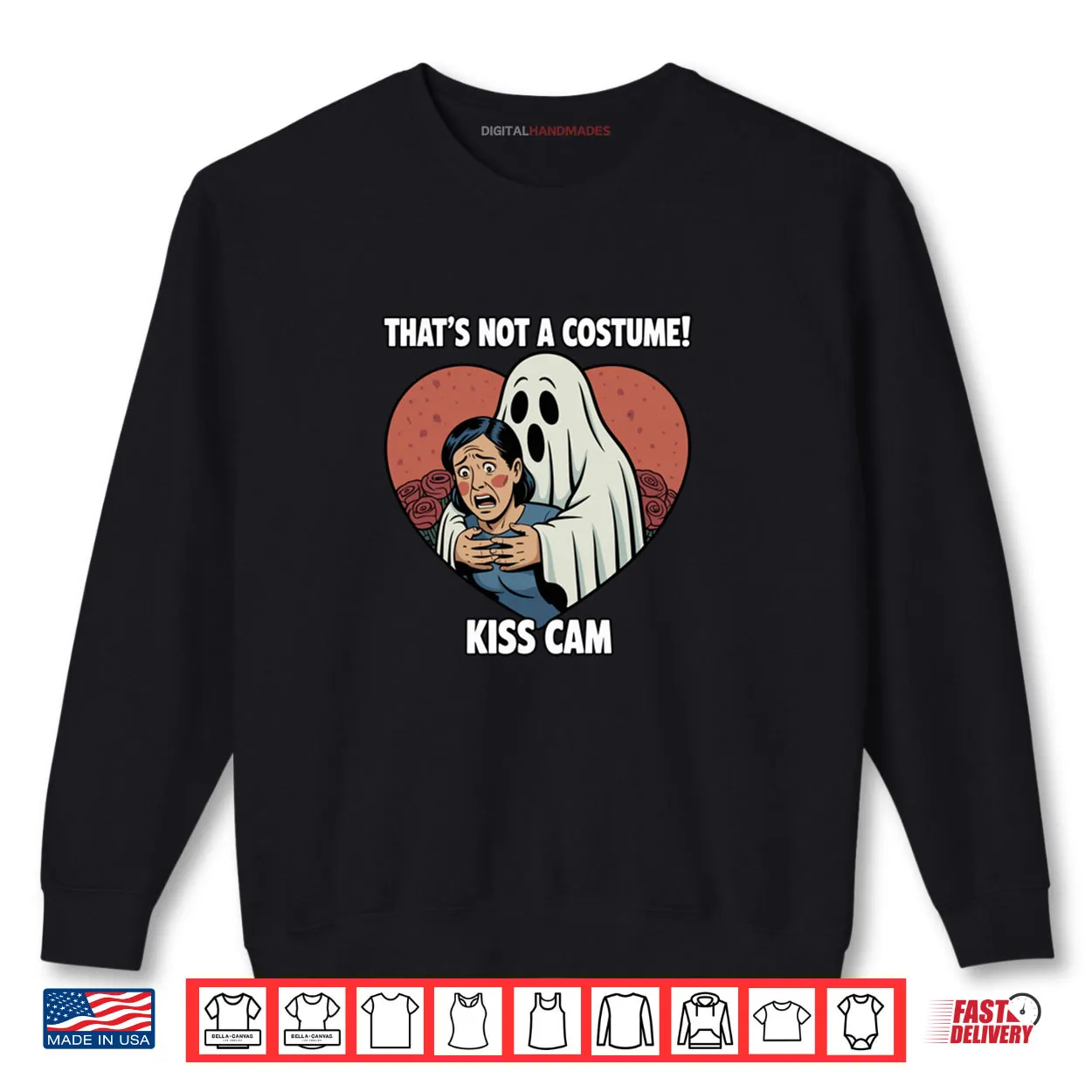 Ghost Costume That’s Not A Costume Kiss Cam Funny Halloween Shirt Ghost Costume That’s Not A Costume Kiss Cam Funny Halloween Shirt