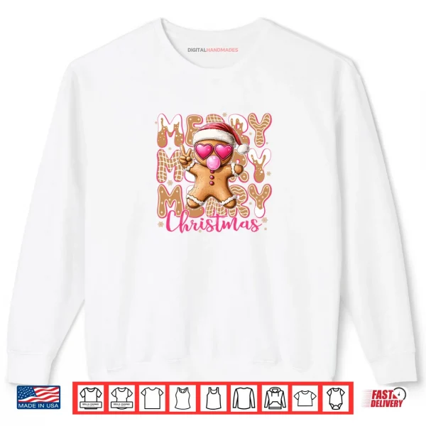 Gingerbread Merry Christmas Cute Shirt 1 Sweatshirt Gingerbread Merry Christmas Cute Shirt