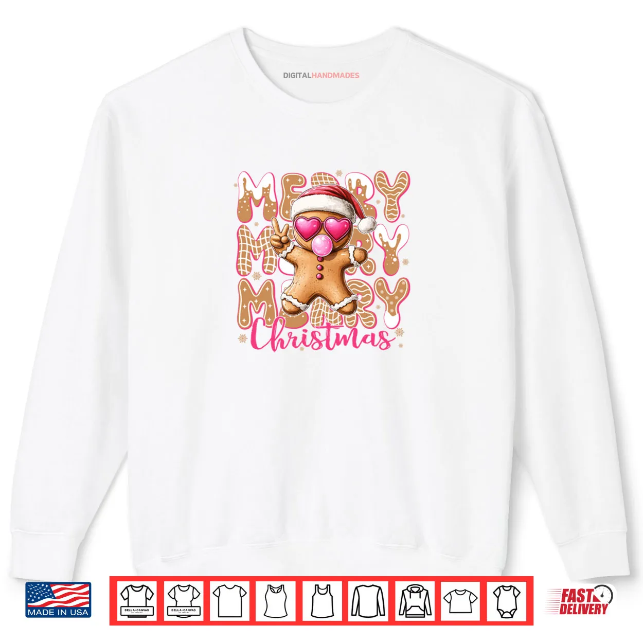 Gingerbread Merry Christmas Cute Shirt Gingerbread Merry Christmas Cute Shirt