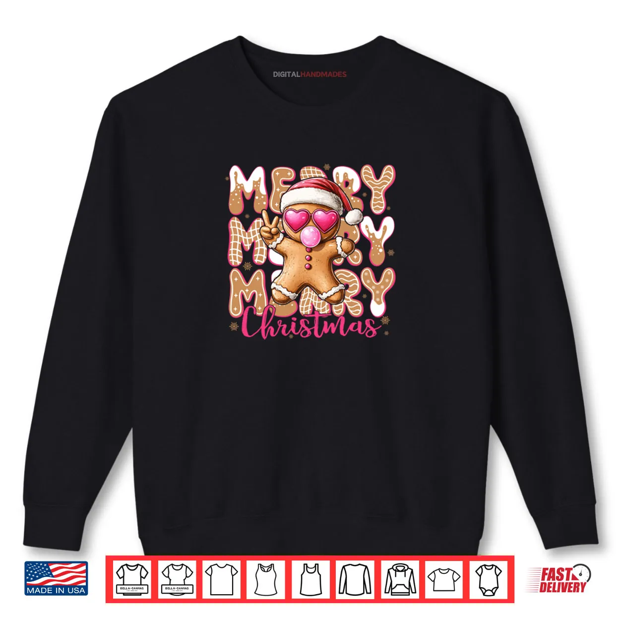 Gingerbread Merry Christmas Shirt Gingerbread Merry Christmas Shirt