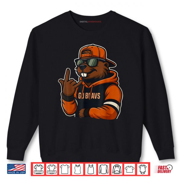 Sweatshirt Go Beavs Retro Beavers Distressed Shirt