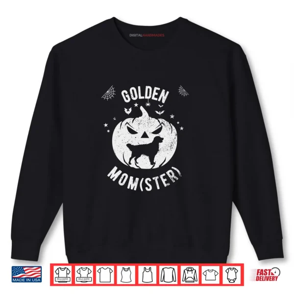 Sweatshirt Golden MOMster Retriever Halloween Shirt