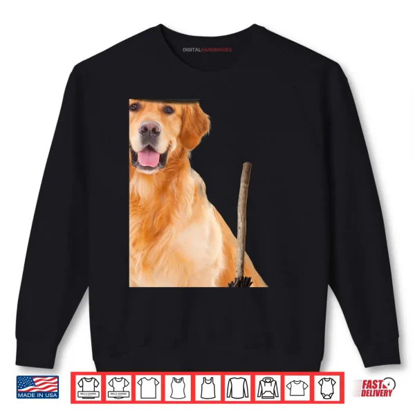 Golden Retriever Witch Hat Halloween Dog Shirt 1 Sweatshirt Golden Retriever Witch Hat Halloween Dog Shirt