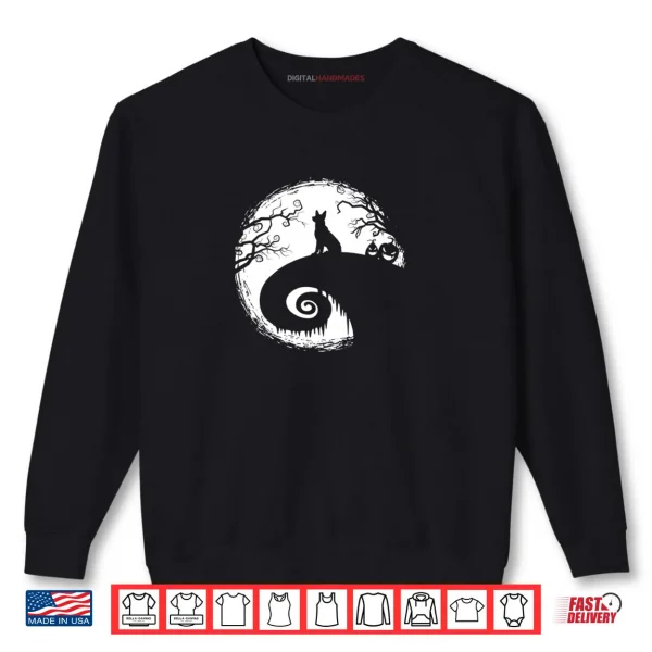 Halloween Dog & Moon Spooky Gifts German Shepherd Lover Shirt 1 Sweatshirt Halloween Dog Moon Spooky Gifts German Shepherd Lover Shirt