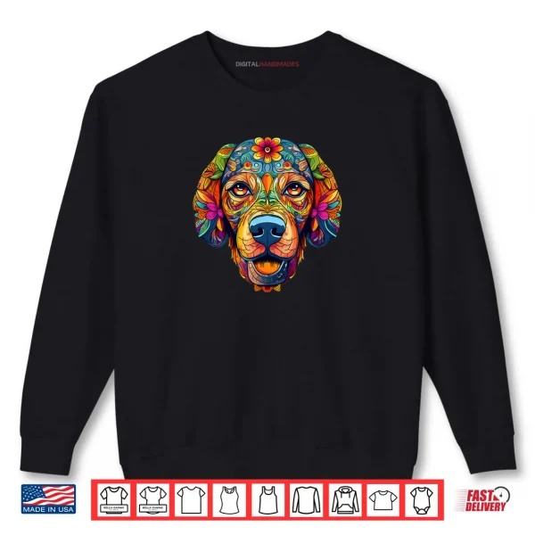 Halloween Golden Retriever Sugar Skull Dogs Flowers Shirt 1 Sweatshirt Halloween Golden Retriever Sugar Skull Dogs Flowers Shirt