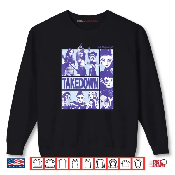 Sweatshirt Halloween Huntrix Takedown Panel Poster Shirt