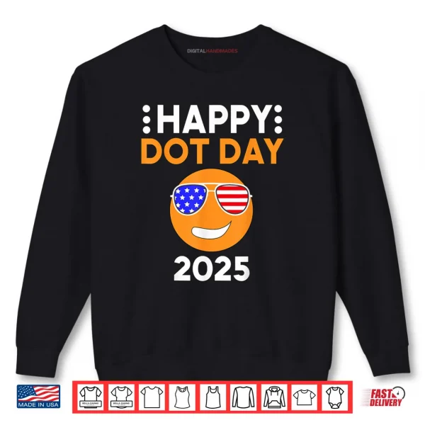 Happy Dot Day 2025 Boys Polka Dot Shirt 1 Sweatshirt Happy Dot Day 2025 Boys Polka Dot Shirt