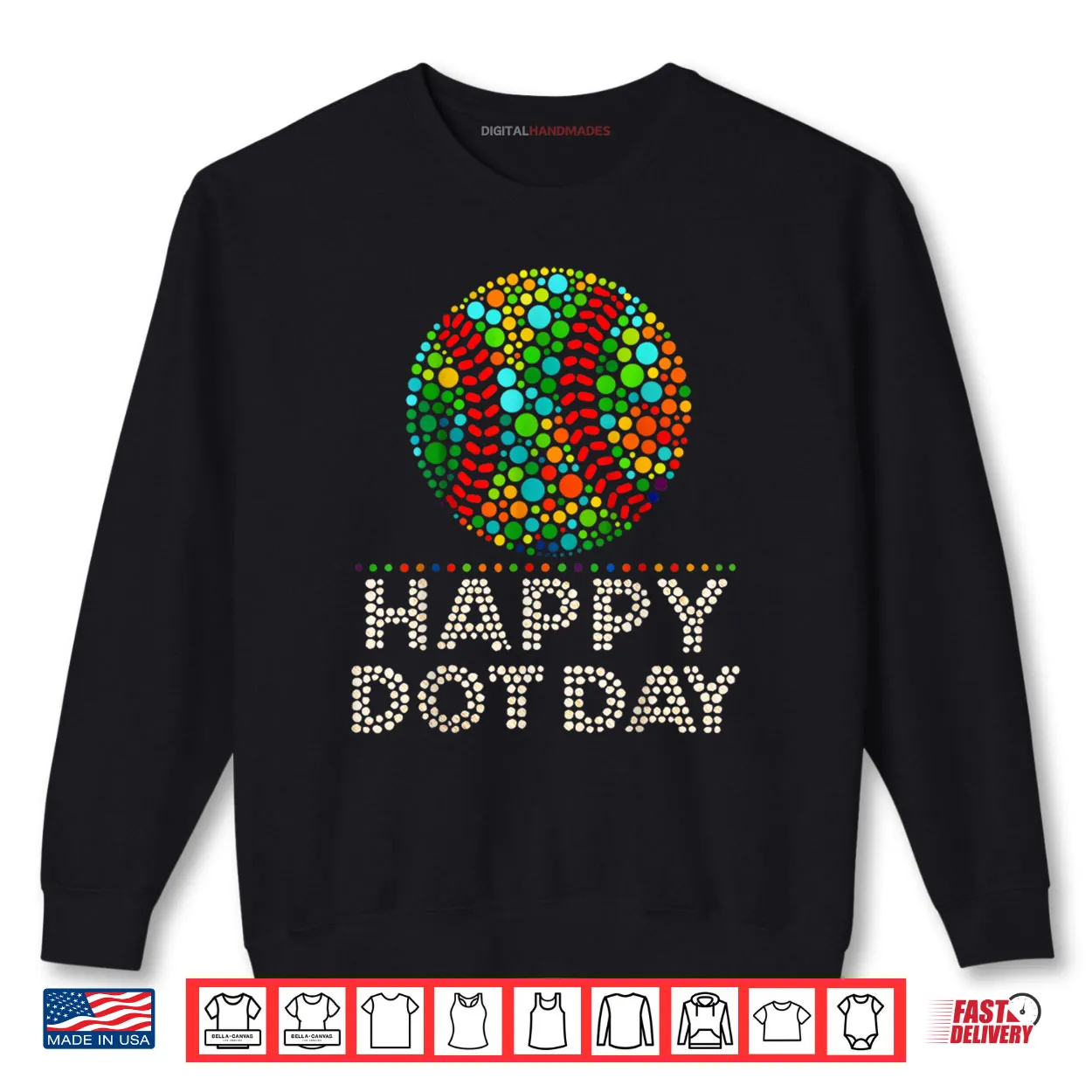Happy Dot Day Baseball Shirt Happy Dot Day Baseball Shirt